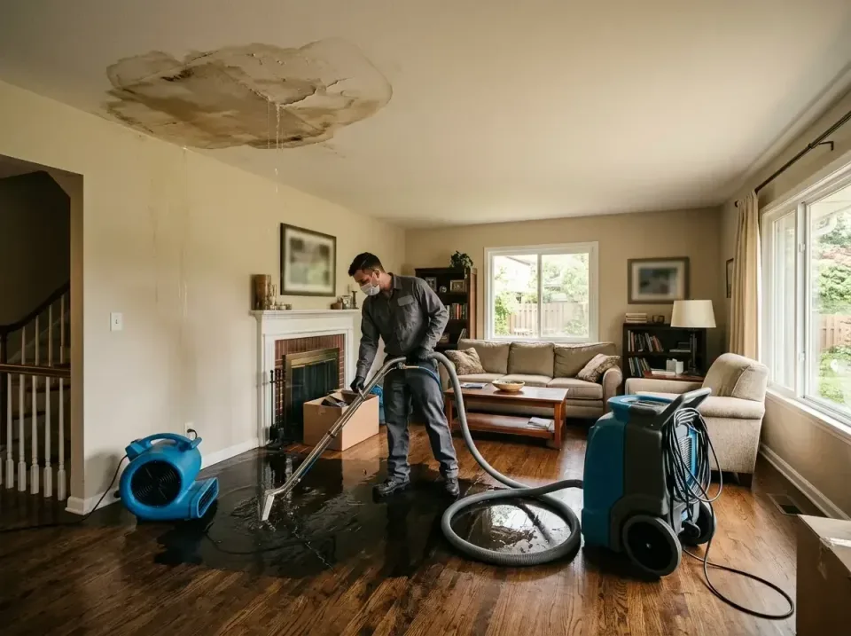 attic-pipe-burst-ceiling-drip-008 — frequently asked questions, Water Damage Restoration & Carpet Care in Falls Church, VA